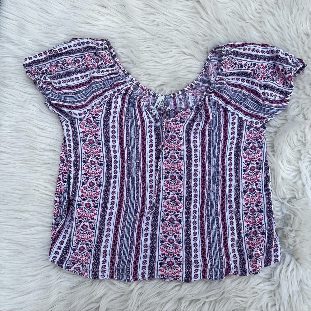 Boho hippie crop top size Medium